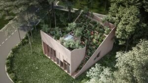 Yin & Yang this is the house of 1001 plants - Because on the roof also fits a garden... Penda